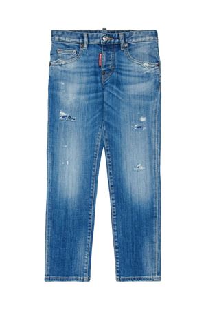jeans in cotone denim DSQUARED KIDS | DQ0731D0AFNDQ01